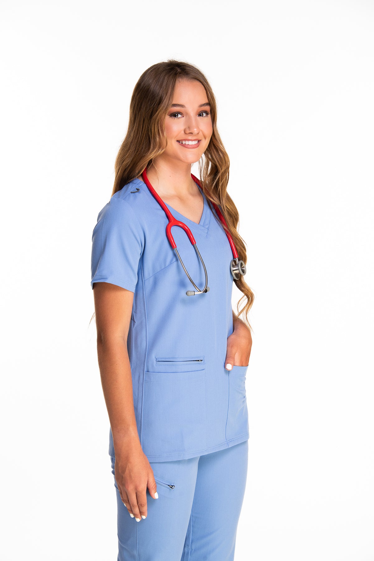 Elite V-Neck Scrub Top 3852