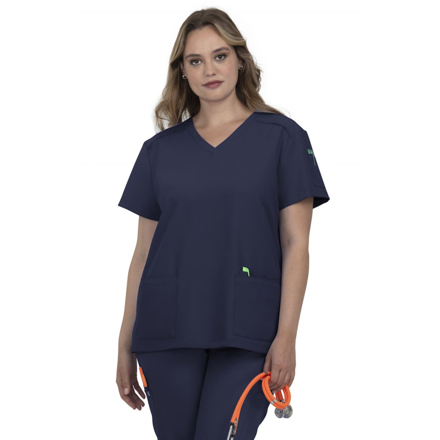Koi Cureology Cardi V-Neck Top