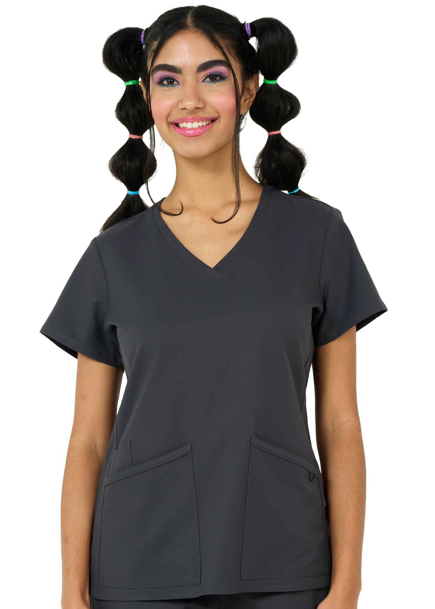 Focus V-Neck Scrub Top by Zavate 1165