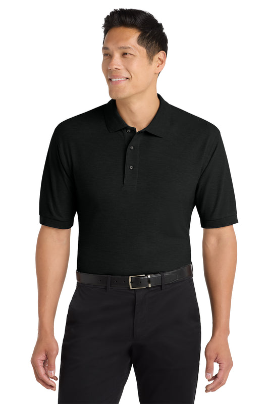 Men's Black Port Authority Polo