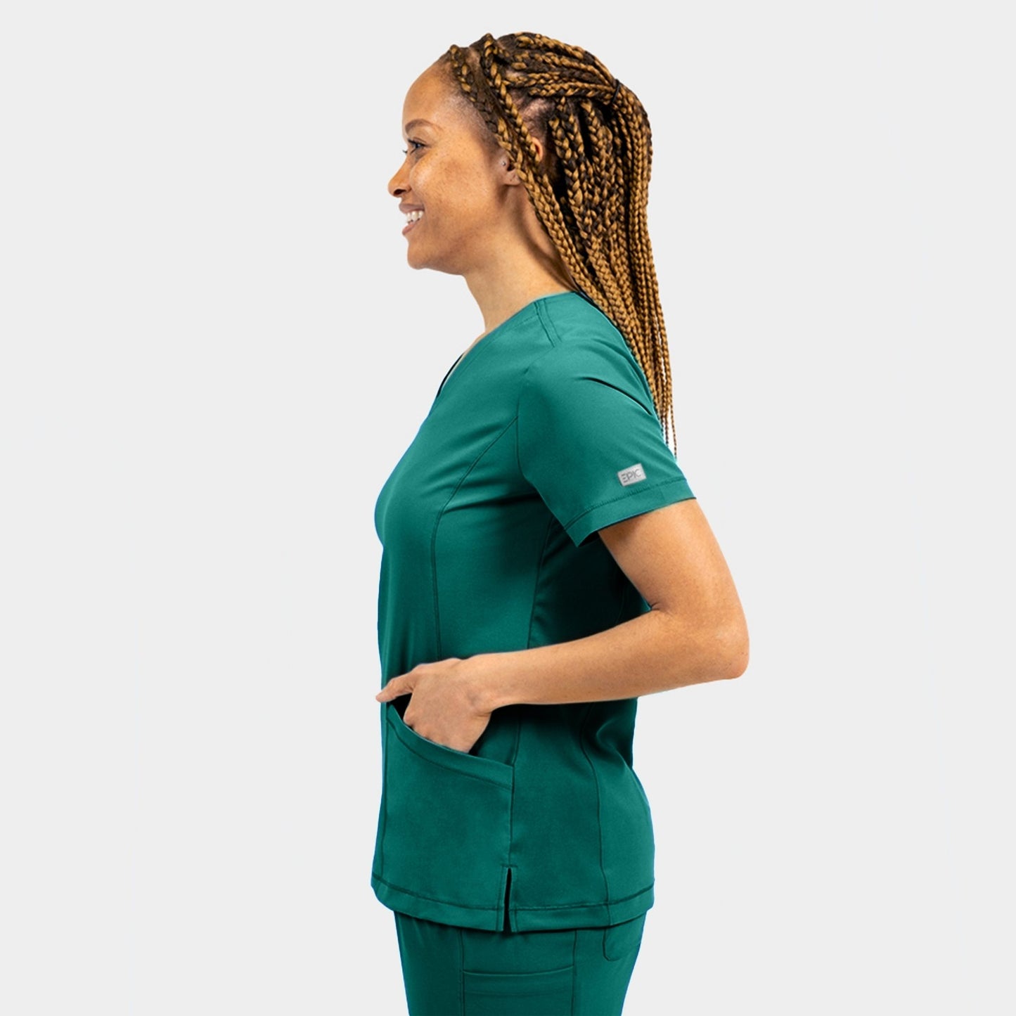 EPIC 4801 Women's V-Neck Scrub Top