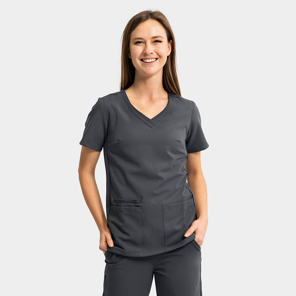 Elite V-Neck Scrub Top 3852