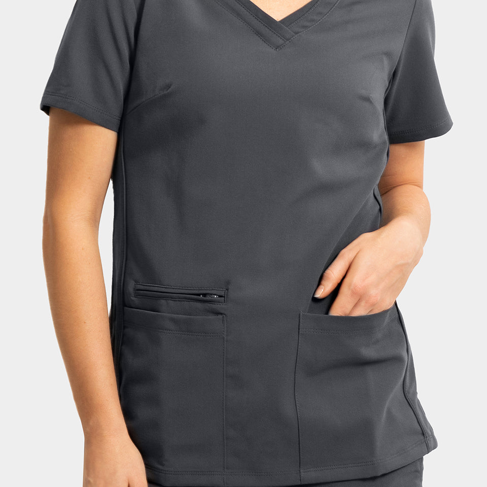 Elite V-Neck Scrub Top 3852