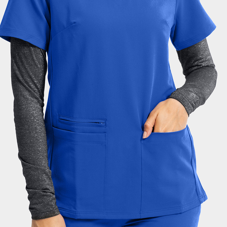 Elite V-Neck Scrub Top 3852