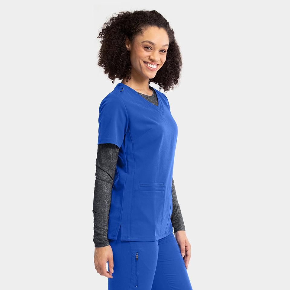 Elite V-Neck Scrub Top 3852