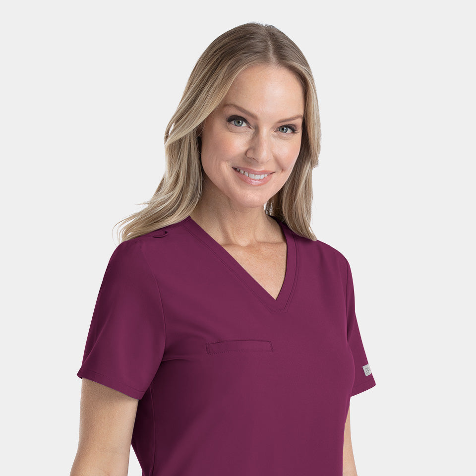 EPIC Womens Tuck in Scrub top 4803