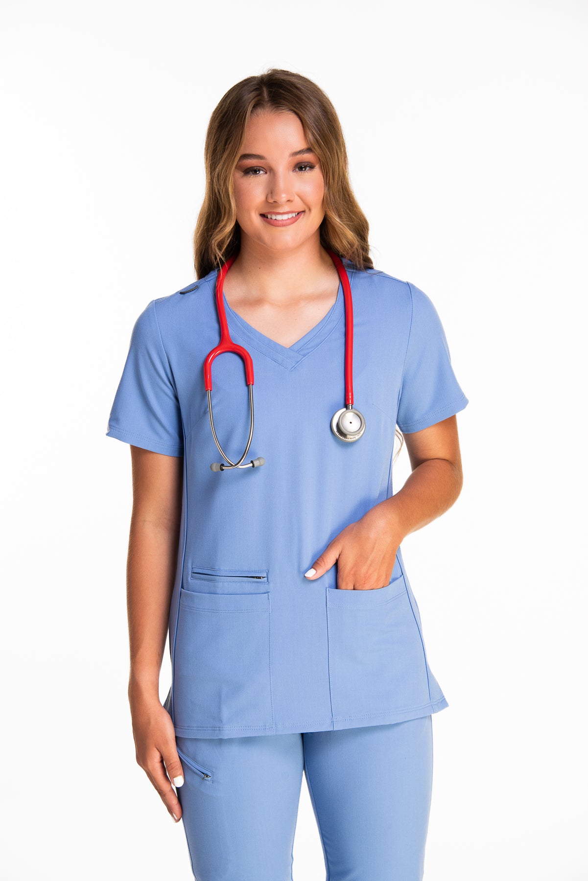 Elite V-Neck Scrub Top 3852
