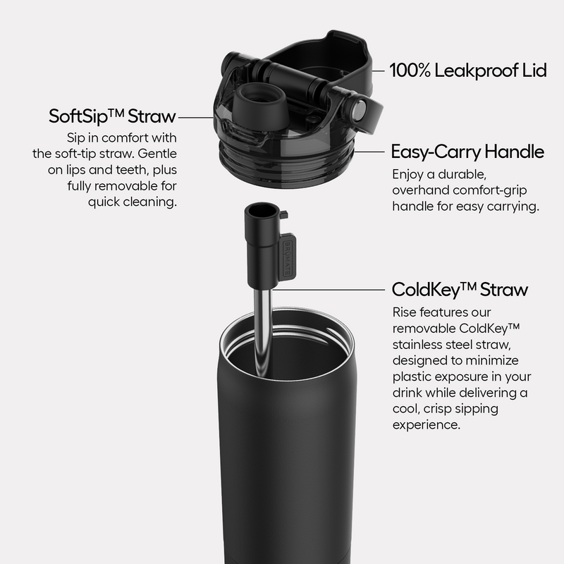 Brumate Rise 25oz  with Leak Proof MagFlip™ lid lock
